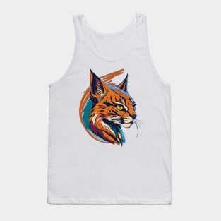 Lynx Portrait Tank Top